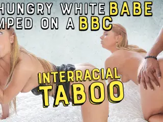 BLACK4K. Nice white chick Chrissy Fox meets her future black