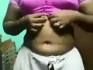 Women Teasing in Saree