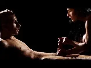 Beautiful couple having intimate sex