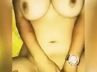Horny lady moans with pleasure and enjoys hot cum dripping o