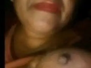 Mumy Janet plays with herself