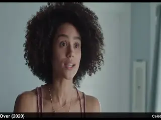 Britt Lower & Nathalie Emmanuel Sexy and threesome sex scene