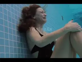 Serenay Sarikaya in Black Swimwear MedcezirTVSerie