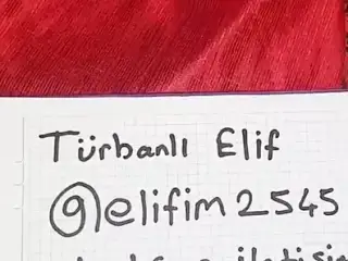 turbanli elif iletisim icin bilgilerini paylasiyor