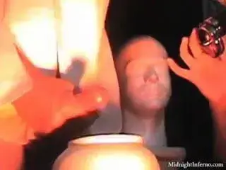 CFNM 10 inch Masturbation Phantom with handjob & cum show