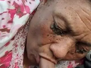 Granny blowjob