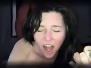 Whiteboy supporting his girl