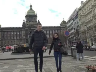 HUNT4K. Hunter meets a nice girl in Prague