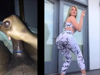 Black Cocks jacking off to Lele Pons