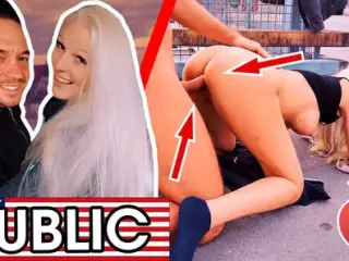 German hottie CAM ANGEL banged outdoors by date! Dates66.com