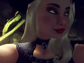 Red and White Futanari Threesome