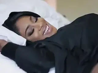 Muslim arab ebony hijab hot sexy blowjob