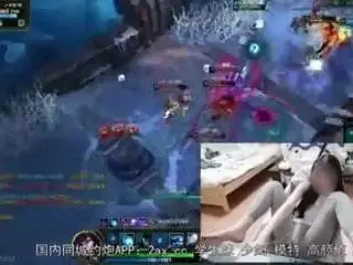 Solo Chinese girl gets wet after playing a game