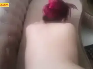 Iranian woman with red hair fucked by a husband