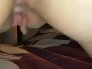 Alice the Hot Wife takes a creampie from her Bull