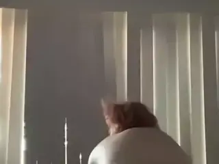 BBW Hotwife has her Loverman over for a riding session...