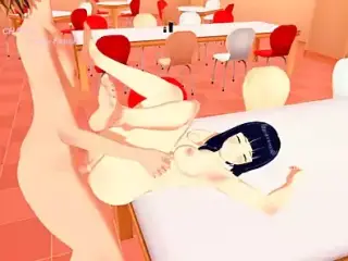Sex with Hinata on desk