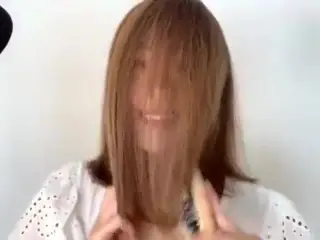 Asmr hair over face