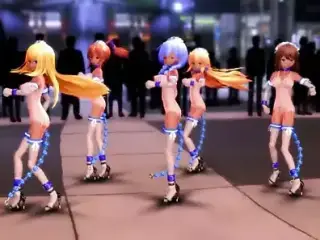 MMD Girls dance 1