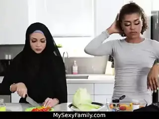 Fucking my sexy muslim stepdaughter