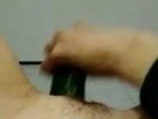 Cucumber masturbation