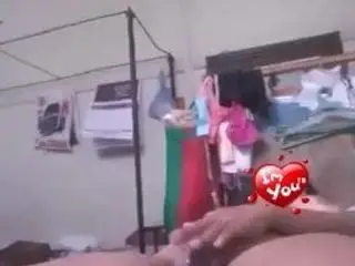 wife having fun & squirting at hostel