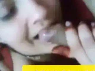 South indian Cute Girl caught Sucking cock