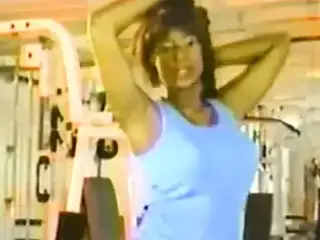 6 ft tall black woman exercising