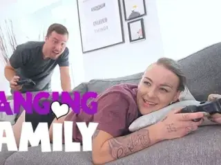 Banging Family - Fucking my Inked Step-Sis Gamer