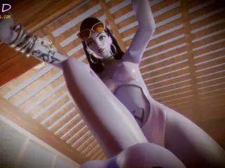 Widowmaker and Mercy - Caught shoe sniffing