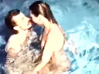 Two bisexual bitches sucking cock and muff diving before dildo fucking