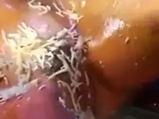 Classic porn with pasta