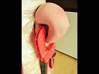chubby redhead Video18 saggy tits wrapped and tortured