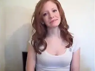 Sweet Redhead Woman talks about Masturbation