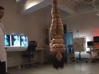 Flogging a Japanese Nurse-Upside down