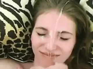 Beautiful face facial POV