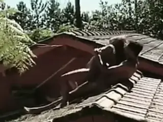 Hot Anal Sex on the Roof of the house