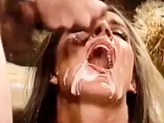 Envy showered in cum Bukkake