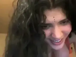 hot brunette masturbates 3