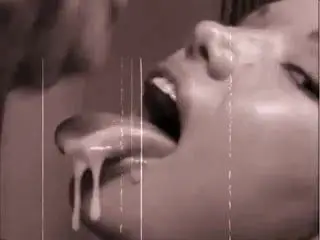 swallow cum - retro
