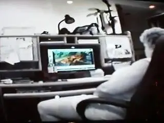 Gradma catch watching porn in pc