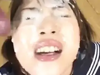 japan shoolgirl bukkake
