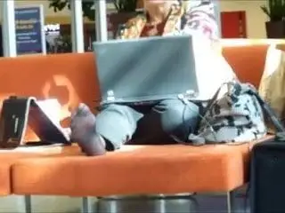 caught filming their feet