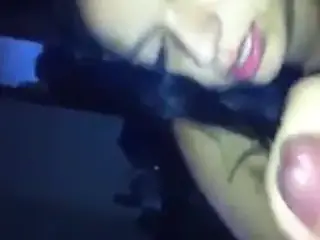 German Mixed Girl sucking Cock