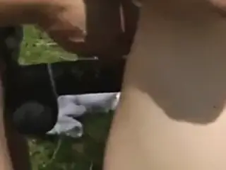 British sluts get fucked in the garden
