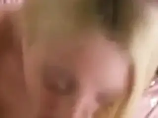 Amazing Tits On Blonde Teen Blowjob Swallow