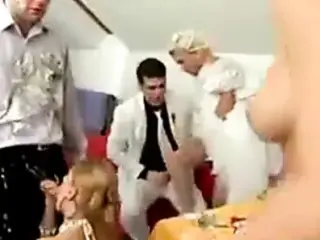 Orgy by Wedding Party