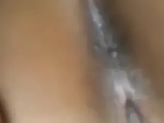 One fine muff is being tickled and fondled