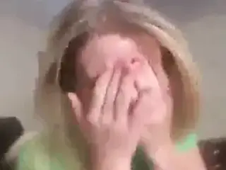 Blistering Hot Slut Lubing Her Butt Cheeks