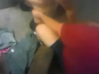 getting the guys dick hard for the gangbang